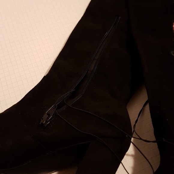 $45 SZ10 NEW Chase & Chloe Embroidered OTKBoots - Picture 3 of 8